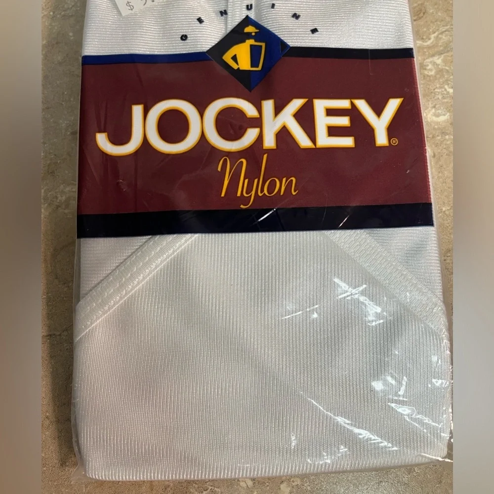 Vintage Jockey White Nylon Men’s Briefs - Large